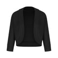 thumbnail image 3 of Puntoco, moda para mujer, top de manga media, chaqueta informal de Color sólido, traje pequeño de negocios, chaqueta de traje para mujer Puntoco Puntoco-6892, 3 of 7