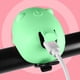 thumbnail image 4 of Luz de advertencia de luces delanteras de cerdo de dibujos animados para decoración de coche de equilibrio (verde), 4 of 4