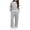 Gray, variant on Txenfivo Girls Clothes 2 Pieces Outfits, Crew Neck Pullover Sweatshirt and Wide Leg Straight Pants, 5-14