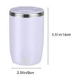thumbnail image 3 of XIAOLE Automatic Magnetic Stirring Coffee Cup, 400ml Auto Self Stirring Coffee Mug Stainless Steel Cup Electric Smart Mug, Rotating Office Travel Mixing Cup For Hot Chocolate Cocoa Milk Latte, 3 of 7