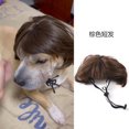 thumbnail image 2 of Pet Costume Wig Afro with Bangs for Halloween Christmas Adjustable Size 30-60cm, 2 of 6