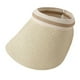 thumbnail image 1 of Parasol con circunferencia de la cabeza de 56-58cm, sombrero de copa vacío, sombrero de paja con protección solar para aleros grandes, sombrero para el sol anti-ultravioleta para exteriores, 1 of 5