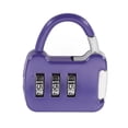thumbnail image 4 of Cadenas Léger Armoire Compacte Valise à Roulettes Violet Rouge Alliage de Zinc Bleu Cadenas à Combinaison Vert Pâle Pratique, 4 of 8