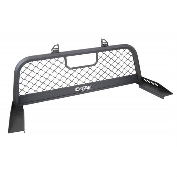 Dee Zee DZ95058RTB Cab Rack; Textured Black; Aluminum; Heavy Duty Ultra Mesh; Incl. Mounting Brackets; Fits select: 2013-2017 RAM 1500, 2019 RAM 1500 CLASSIC TRADESMAN