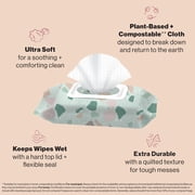 The Honest Company Plant Based Baby Wipes Fragrance Free 144 Count
