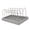 Grey, variant on Rupoun Expandable Pot and Pan Organizer Minimalist Punchless Stainless Steel Space Saving Pot Lid Holder for Kitchen Cooking Utensils Racks Grey (22.4 inches / 57 cm Unfolded)
