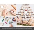 thumbnail image 7 of Inkdotpot 40pcs Snowman Wooden Ornament with Holes 3.5" Unfinished Predrilled Natural Wood Slices for Crafts Wooden DIY Christmas Ornaments Hanging Ropes Included, 7 of 7