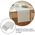 thumbnail image 3 of WASHWEPE Decorative Table Runner Beige Para Comedor Estilo Rústico Con Protección Para, 3 of 8