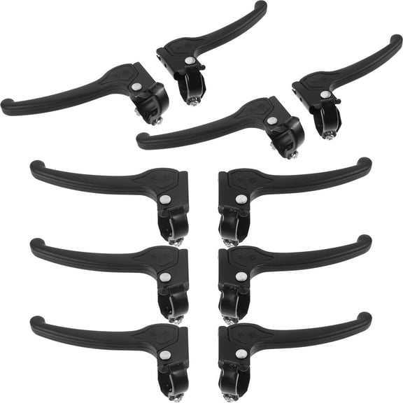 5 Pairs Brake Handle Bike Set Bar Ends Brakes Levers Bikes Handbrake Plastic