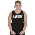 thumbnail image 4 of Hangry Food Lover Hungry Angry Mad Tank Top T Shirts Men Women Brisco Brands S, 4 of 6