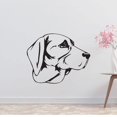 thumbnail image 2 of Tyrolean Hound Dog Removable Vinyl Decal Matte Finish Home Decor for Indoor Walls, 2 of 6