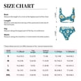 thumbnail image 6 of Daiia Daisies Flowers Women's Bikini Set Two Piece Swimsuit High Waisted Bikini Adjustable Straps Bikini Perfect for Beach, Pool, and Summer Vacation-Large, 6 of 9
