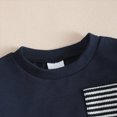 thumbnail image 4 of NOLDARES Baby Boy Fall Winter Clothes 2 Piece Cotton Graphic Sweatshirt Tops Cotton Joggers Pants Toddler Outfits Clothing(Blue,6-12 M), 4 of 4