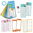 thumbnail image 2 of 17Pcs Multiplication Flash Cards, 2025 Newest Times Table Multiplication Fact Cards For 3-5Rd Grade, Reusable Math Flashcards With 2 Wipe Erase Pens & Ring, 1-12 Multiplication, 2 of 7