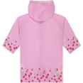thumbnail image 4 of Puddle Play Kids Waterproof Rain Slicker Jacket with Hood – PVC Raincoat, Snap Closure, Lightweight – Pink – Size 2–3 Years, 4 of 6