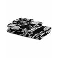 thumbnail image 2 of Black Rose Towel Set of 3, Soft Microfiber Bath Towels, Hand Towel, Washcloths, Vintage Pastoral Botanical Floral Leaves Vines Quick-Dry Absorbent Towels for Bathroom Kitchen Hotel Beach Gym Spa, 2 of 7