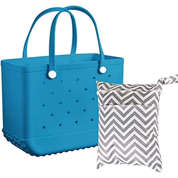 DabuLiu Rubber Beach Bag With Swim Wet Bag,Waterproof Sandproof