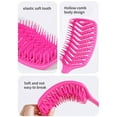 thumbnail image 5 of RYUJNDK Detangling Comb For Smooth Styling Hollow Design Hairbrush Styling Tool Creates Effortless Updos And Straight Styles, 5 of 8