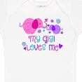 thumbnail image 4 of Inktastic My Gigi Loves Me Cute Elephants Boys or Girls Baby Bodysuit, 4 of 5