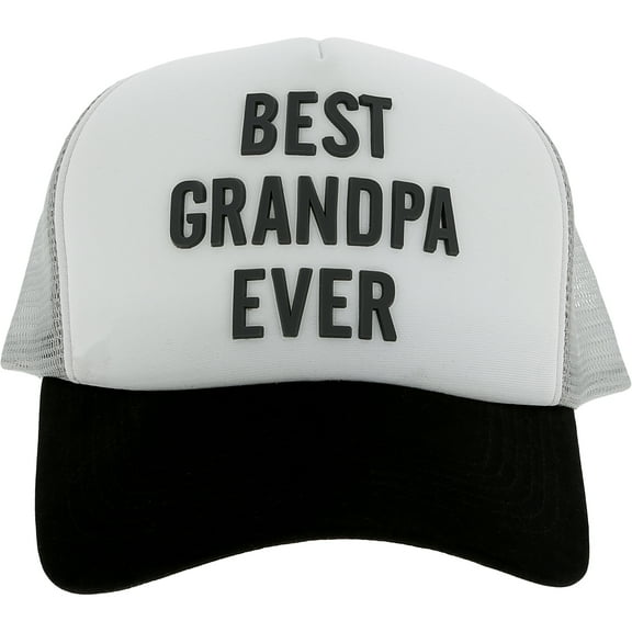 Best Grandpa - Gray Mesh Adjustable Trucker Hat