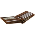 thumbnail image 6 of Cavelio Genuine Leather Slim Bifold Men Wallets RFID Blocking USA Series 60HU TAN, 6 of 9