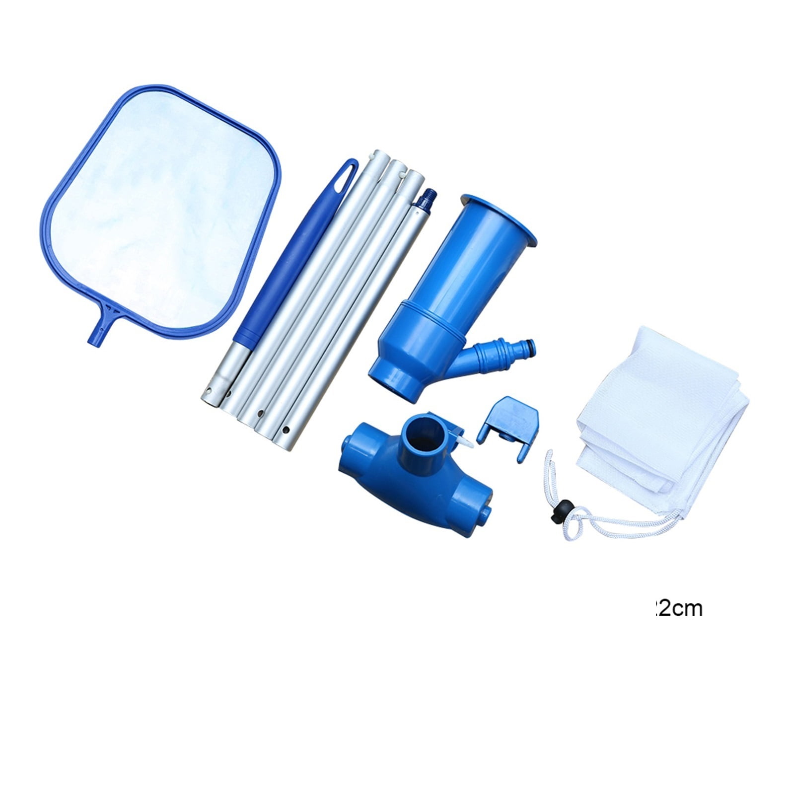 Portable Pool Cleaning Kit Swimming Pool Accessories Water Vacuum Spray Maintenance Cleaner Tools With Suction Head Skimmer Net ,Great Suction Power