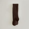 thumbnail image 2 of Kids Socks - Baby Girls Tights Knit Footed Pantyhose Baby Stockings toddler Leggings, Toddler Socks,Color: Coffee Size: 6-12 Months, 2 of 4