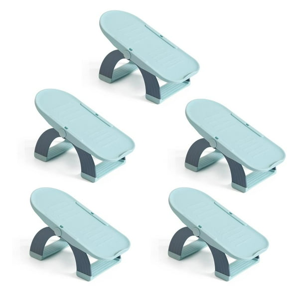 Apilador de zapatos Jadeshay 5 unids/set organizador de zapatos ajustable PP 26*16 cm