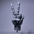 thumbnail image 3 of 1:1 Poseable Mannequin Hand for Artists with Flexible PVC Joints, Right Display, 3 of 4