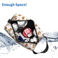 thumbnail image 4 of Uemuo Tigers go in for Sports Pattern Portable Toiletry Bags with Handle, Waterproof travel Make up Bags for Women, Large Capacity Travel Cosmetic Bags, 4 of 9