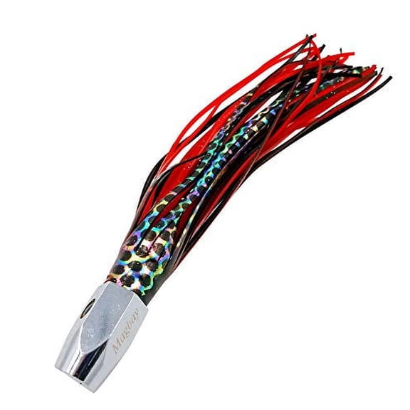 Tuna Dorado Marlin Trolling Jet Head Smoker Lure 8.5" Mahi Wahoo (Ladybug)