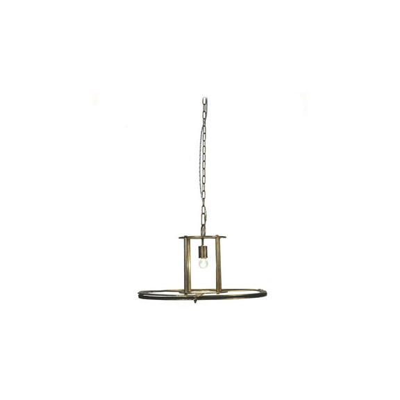Yosemite Home Decor 1 Light Pendant in Antique Brass Finish