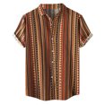 thumbnail image 2 of Lilgiuy Men Hawaiian Short Sleeve Beach Shirt Printed Summer Casual Button Down Shirts, 2 of 9