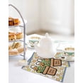 thumbnail image 4 of Easter Kitchen Dish Towels for Drying Dishes Set of 2, Bunny Ears Spring Yellow Flowers Potted Plant Rustic Waffle Weave Microfiber Hand Tea Bathroom Towels Quick Dry & Absorbent Towel 12x12, 4 of 7
