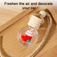 thumbnail image 4 of NIBOLOG Christmas Car Perfume Bottle - 10ML Wood Lid, Cute Santa Snowman Tree Elk, Clear Glass Aromatherapy Bottle, 4 of 8