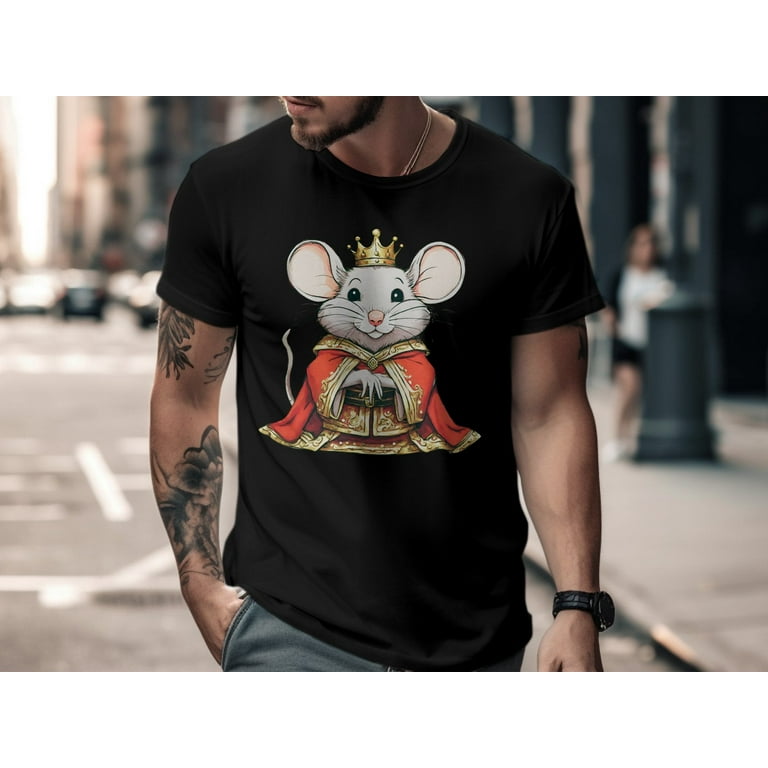 Funny King Mouse Rat Hamster Animal Lover Gift for Men Women T Shirt King Mouse Rat Hamster Birthday Holiday Presents Tshirt