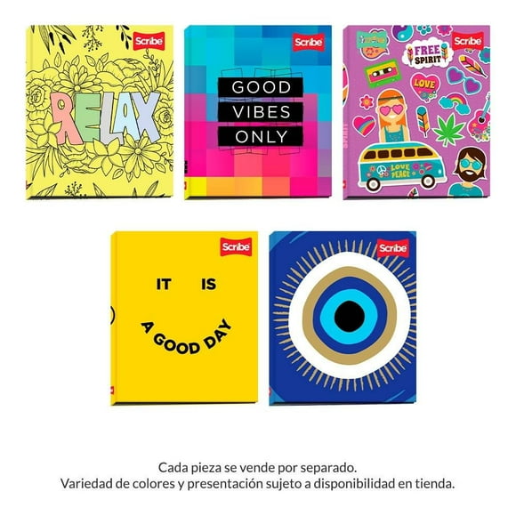 Carpeta Scribe 100 Hojas de Raya Varios Modelos 1 pza