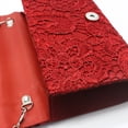 thumbnail image 3 of Elegante vestido de noche de encaje de flores para mujer, bolso de mano con bola, cartera de boda, 3 of 5