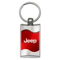 thumbnail image 1 of AU-TOMOTIVE GOLD Porte-Clés Rectangulaire pour Jeep (Rouge), 1 of 4
