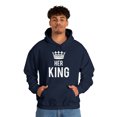 thumbnail image 6 of Her King Graphic Hoodie Sweatshirt, Sizes S-5XL, 6 of 9