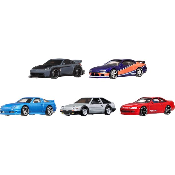 Hot Wheels Cars, Premium Fast & Furious Tokyo Drift Bundle of 5 1