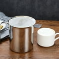 thumbnail image 4 of Handheld Quiet Coffee Milk Foam Maker Double Layer 304 Nonrust Steel Manual Whisks Without Noise, 4 of 15