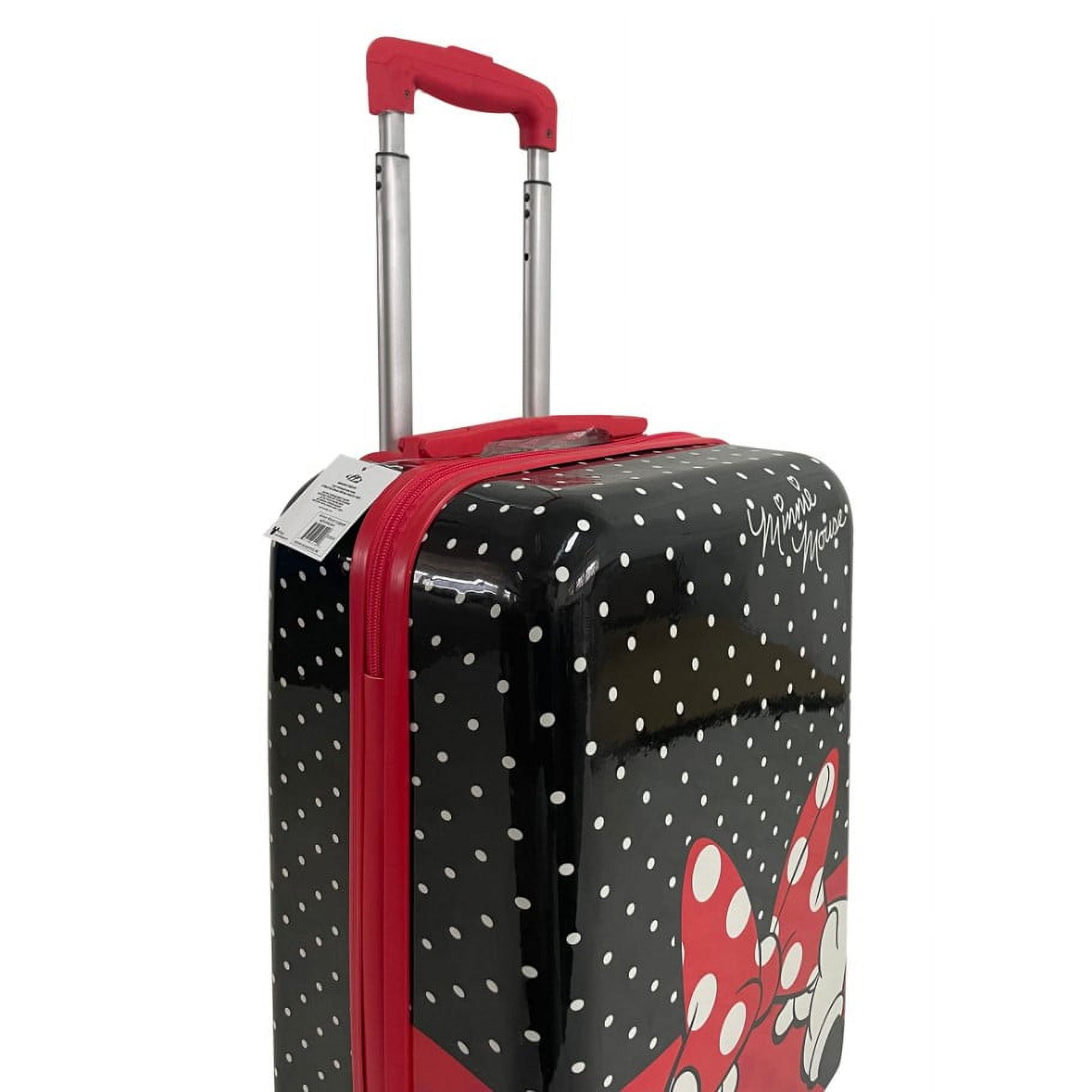 Minnie mouse store bow luggage