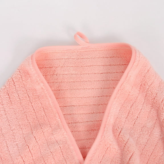 Oggfader Bath Towels on clearance Snowflake Velvet Bath Towel Absorbent Bath Towel Household Non Shedding Hair Beauty Salon Sweat Steaming Bathrobe Bath Towel Pink