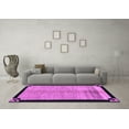 thumbnail image 3 of Ahgly Company Indoor Rectangle Oriental Purple Modern Area Rugs, 8' x 10', 3 of 4