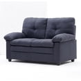 thumbnail image 2 of Home Square 3 Piece Hardwood Padded Arms Living Room Set Gray, 2 of 3