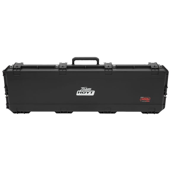 SKB iSeries Hoyt Black Target/Long Bow Case, Waterproof, Impact Resistant, Foam Lined, Defense Personnel Standard, In-Line Wheels, 47.5" Bow Capacity (3i-5014-HPL)