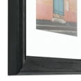 thumbnail image 5 of ArtToFrames 14x24 Matted Picture Frame with 10x20 Single Mat Photo Opening Framed in 1.25 Black Stain on Solid Red Oak and 2 Super White Mat (FWM-4083-14x24), 5 of 8