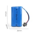 thumbnail image 4 of Batería de repuesto de batería de litio de 7,4 V 1200 mAh para coche de control remoto, 4 of 7
