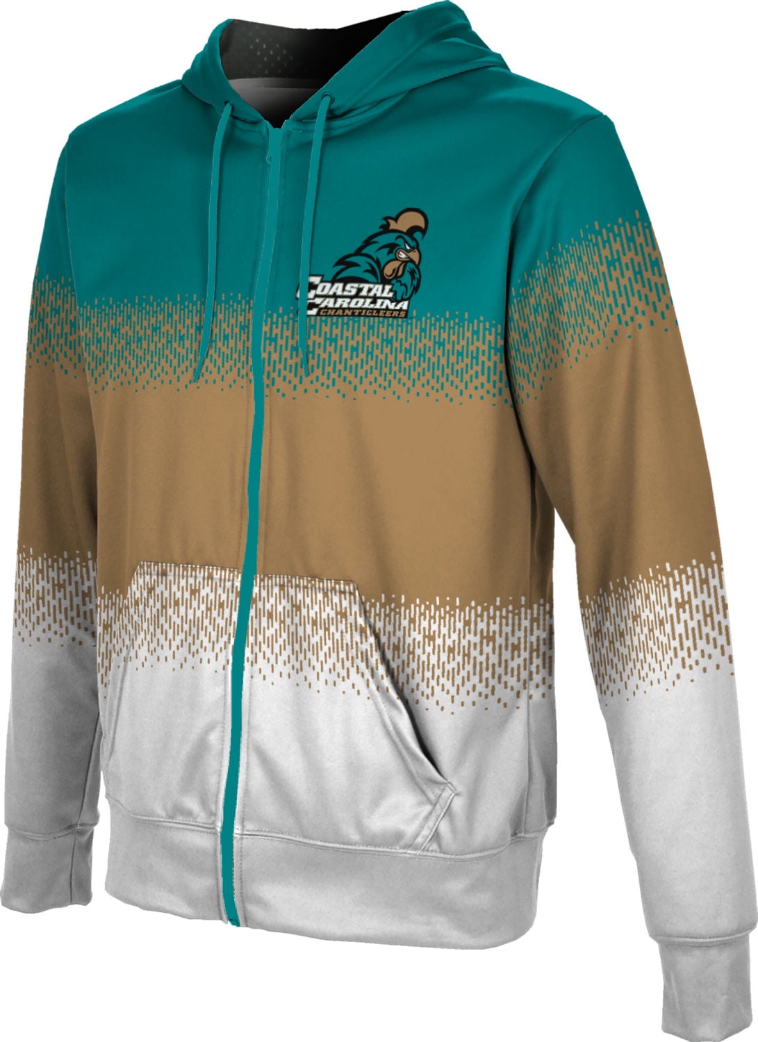 Men's Teal Coastal Carolina Chanticleers Full-Zip Hoodie